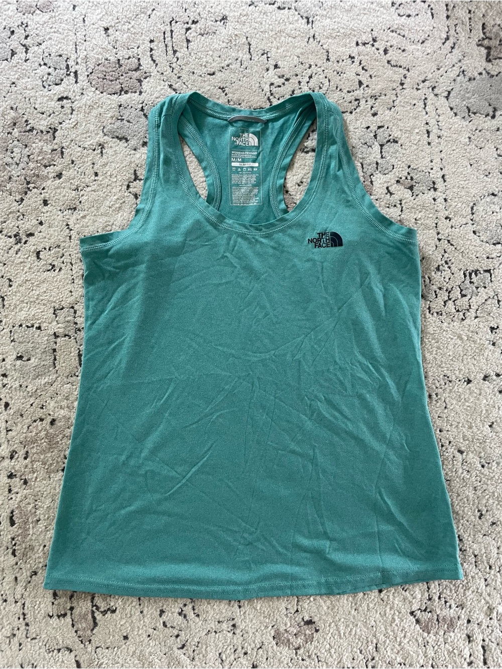 The North Face Women's Teal Racerback Tank Top